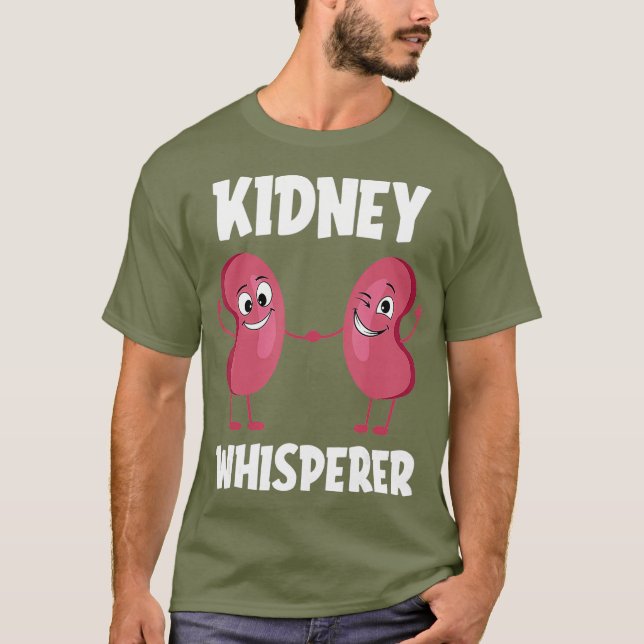 Niedliche Dialyse Nierenflüster T-Shirt (Vorderseite)