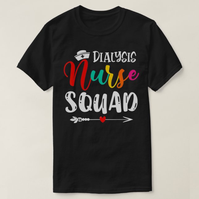 Niedliche Dialyse Nurse Squad Funny Nurses Matchin T-Shirt (Design vorne)