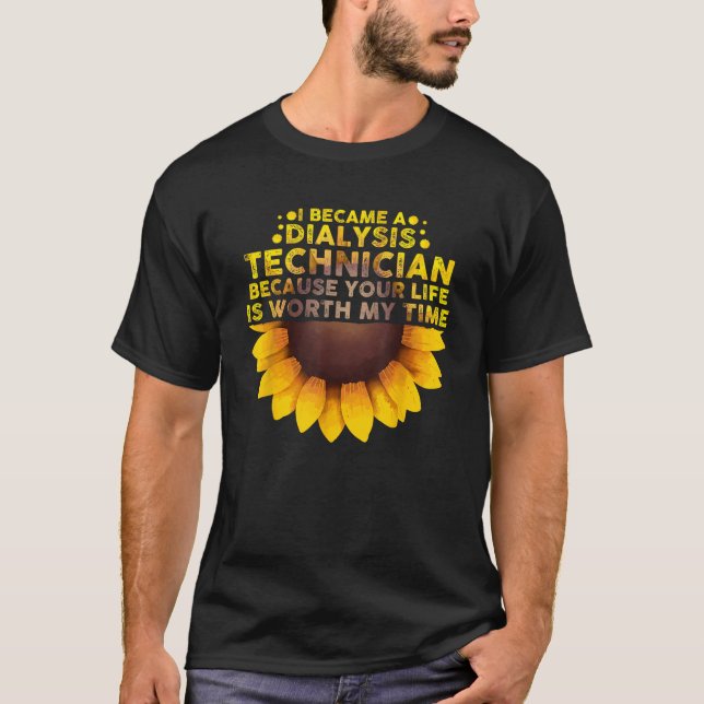 Niedliche Dialyseassistentin für Männer Hämodialys T-Shirt (Vorderseite)