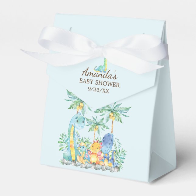 Niedliche Dinosaurier Baby Duwer Fevor Box Geschenkschachtel (Vorderseite)