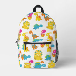 Niedliche Dinosaurier, Dinosaurier-Muster, Baby-Di Bedruckter Rucksack