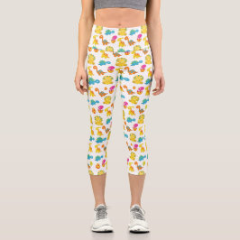 Niedliche Dinosaurier, Dinosaurier-Muster, Baby-Di Capri Leggings