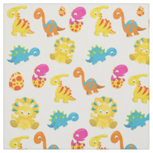 Niedliche Dinosaurier, Dinosaurier-Muster, Baby-Di Stoff
