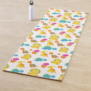 Niedliche Dinosaurier, Dinosaurier-Muster, Baby-Di Yogamatte