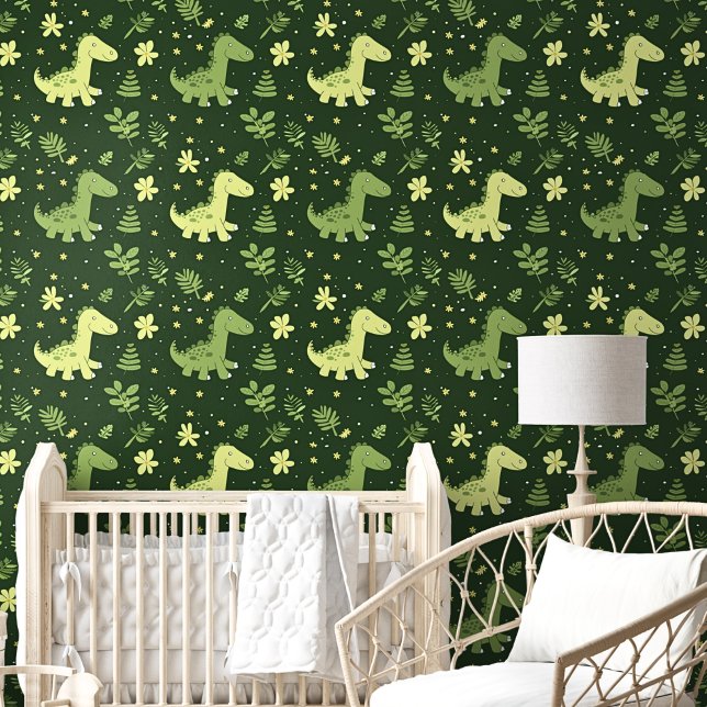Niedliche Dinosaurier Green Tapete (Von Creator hochgeladen)