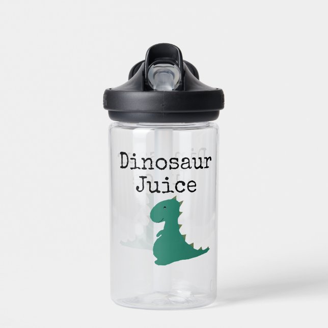 Niedliche Dinosaurier Jucksaft Wasserflasche Trinkflasche (Vorne)