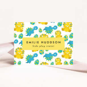 Niedliche Dinosaurier, Kinderspielzentrum, Aktivit Visitenkarte