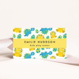 Niedliche Dinosaurier, Kinderspielzentrum, Aktivit Visitenkarte