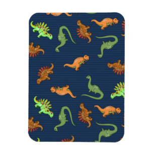 Niedliche Dinosaurier Muster Magnet