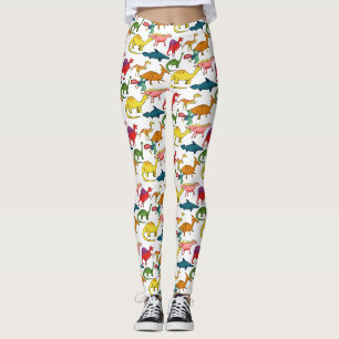Niedliche Dinosaurier-Sammlung Thunder_Cove Leggings