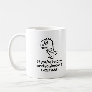 Niedliche Dinosaurier-Tasse Kaffeetasse