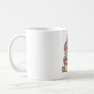 Niedliche Dinosaurier-Videospiele spielen Kaffeetasse