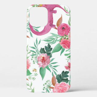 Niedliche Dinosaurier Vintages Blumenmuster Case-Mate iPhone Hülle