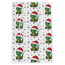 Niedliche Dinosaurier Weihnachtsmannmütze Weihnach