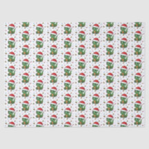Niedliche Dinosaurier-Weihnachtsmannmütze Weihnach