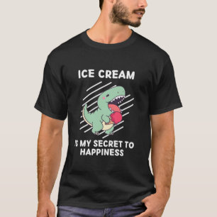 Niedliche Dinosauriereis ist mein Geheimnis für Gl T-Shirt
