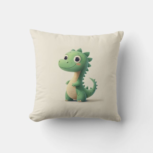 niedliche Dinosaurierkissen Kissen (Vorderseite)