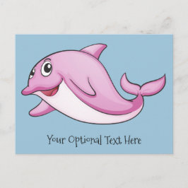 Niedliche Dolphin-Sonderpostkarte Postkarte