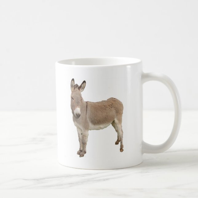 Niedliche Donkey Burro Fotografie Kaffeetasse (Rechts)