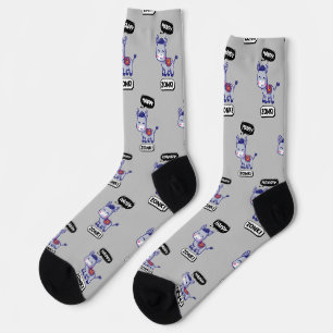 Niedliche Donkey-Design-Socken Socken