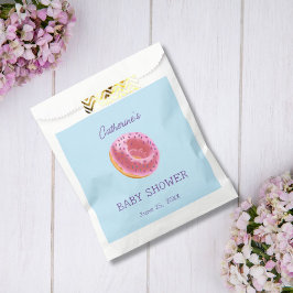 Niedliche Donut-Babydusche Geschenktütchen