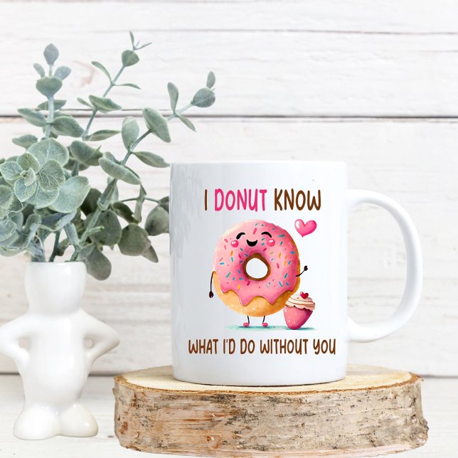 Niedliche Donut Bridesmaid Vorschlag Tasse (Donut Know Mug)
