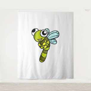 Niedliche Drachenfliege Fly Insect Geschenk Idee Wandteppich