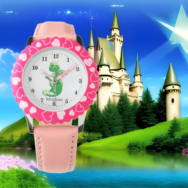 niedliche Drachenliebhaber geben den Namen Armbanduhr (Von Creator hochgeladen)
