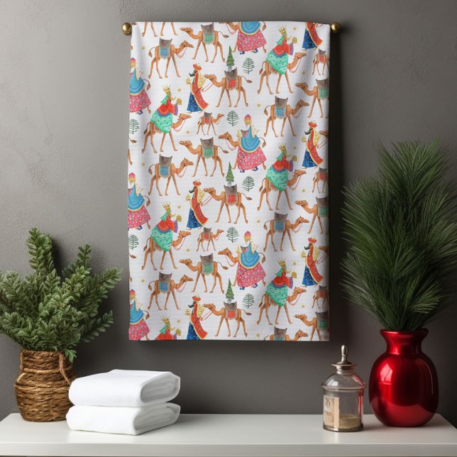 Niedliche Drei-Weisen Weihnachten Handtuch (Cute Three Wise Men Christmas Towel
)