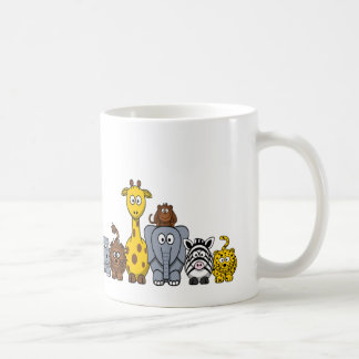 NIEDLICHE DSCHUNGEL-TIERE ADDIEREN IHREN TEXT KAFFEETASSE