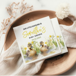 Niedliche Duck Babydusche Serviette