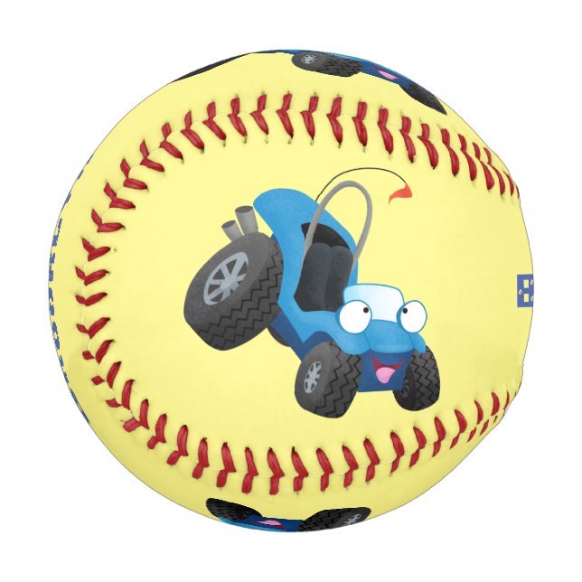 Niedliche Düne-Buggy des Cartoon Baseball (Vorderseite Links)