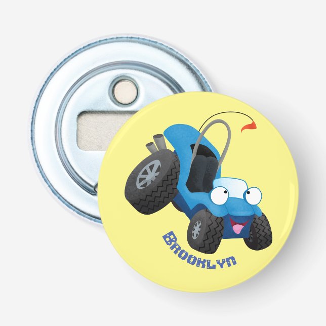 Niedliche Düne-Buggy des Cartoon Flaschenöffner (Vorderseite)