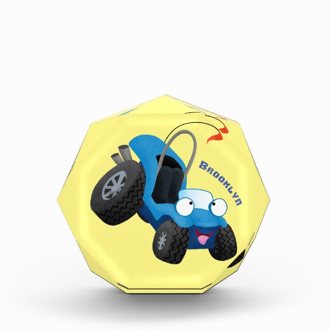 Niedliche Düne-Buggy des Cartoon Fotoblock (Vorderseite)