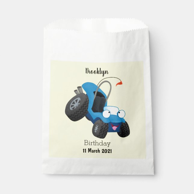Niedliche Düne-Buggy des Cartoon Geschenktütchen (Vorderseite)