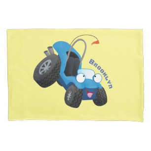 Niedliche Düne-Buggy des Cartoon Kissenbezug