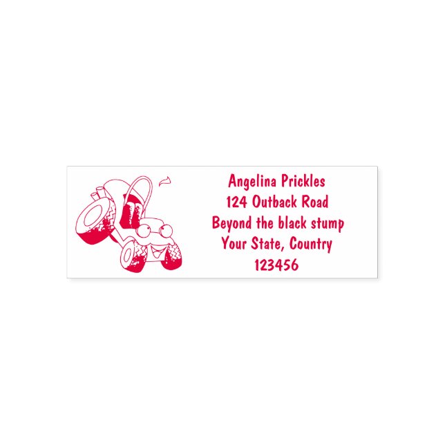 Niedliche Düne-Buggy des Cartoon Permastempel (Design)
