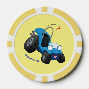 Niedliche Düne-Buggy des Cartoon Pokerchips