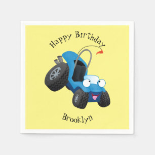 Niedliche Düne-Buggy des Cartoon Serviette