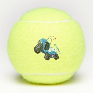 Niedliche Düne-Buggy des Cartoon Tennisbälle
