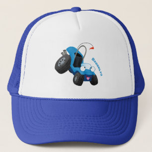 Niedliche Düne-Buggy des Cartoon Truckerkappe