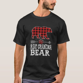 Niedliche dunkle rote Pleid Xmas Pajama Familie Gr T-Shirt