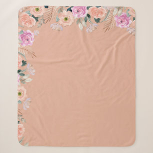 Niedliche Dusty-Rose Sherpadecke