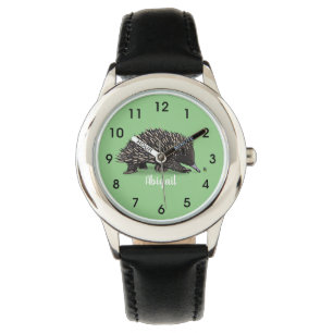 Niedliche Echodina mit Bienenabbildungen Armbanduhr