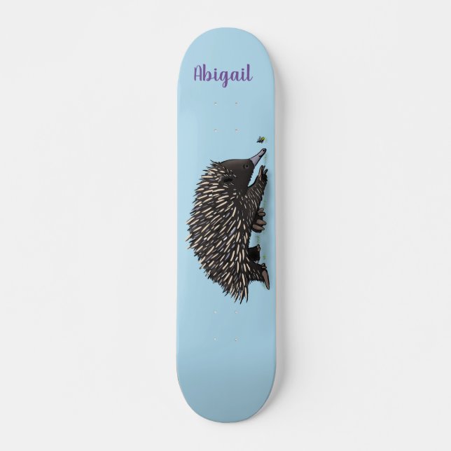 Niedliche Echodina mit Bienenabbildungen Skateboard (Vorne)