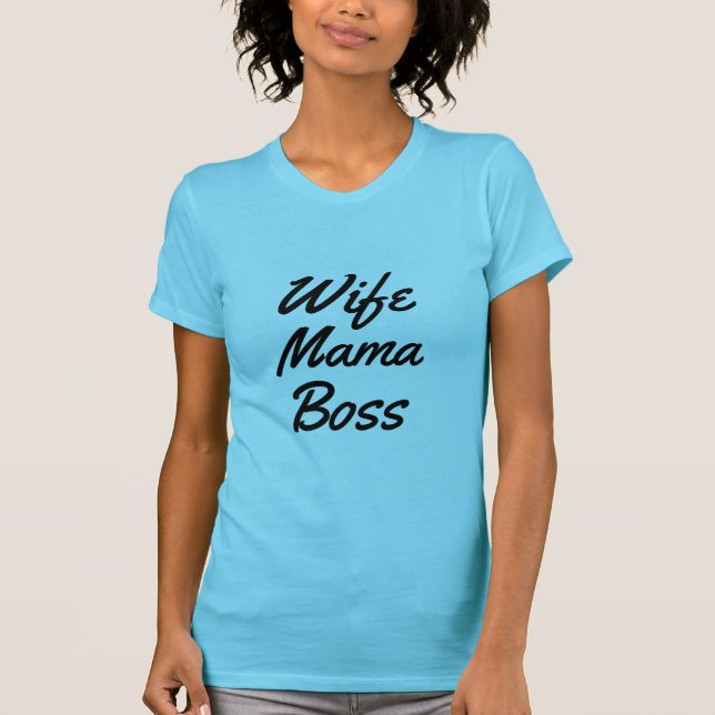 niedliche Ehefrau Mama Chef T - Shirt Mutter Tages (Vorderseite)