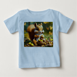 Niedliche Eichhörnchenausgabe Baby T-shirt