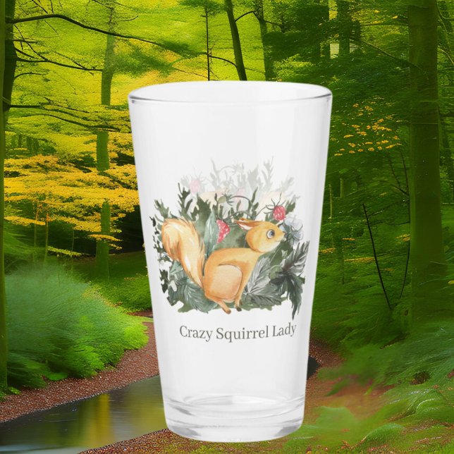 niedliche Eichhörnchenfrau Glas (Von Creator hochgeladen)