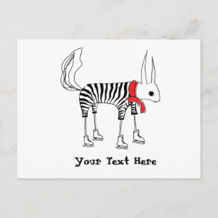 Niedliche Eichhörnchengrüße Postkarte