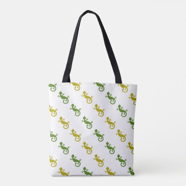 Niedliche Eidechsen Tasche (Rückseite)